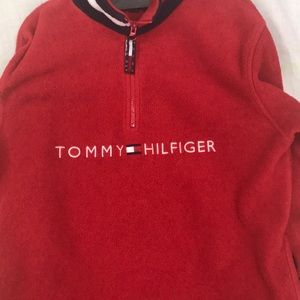 TOMMY HILFIGER COLLARED ZIP SWEATER